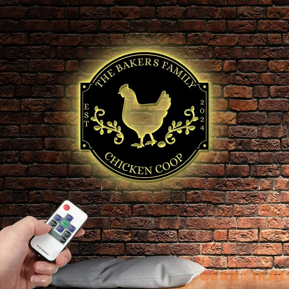 Personalized Chicken Coop Sign Hen House Coop Sign Our Little Coop Sign Metal Sign Metal Chicken Coop Sign Custom