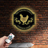 Personalized Chicken Coop Sign Hen House Coop Sign Our Little Coop Sign Metal Sign Metal Chicken Coop Sign Custom