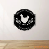 Personalized Chicken Coop Sign Hen House Coop Sign Our Little Coop Sign Metal Sign Metal Chicken Coop Sign Custom