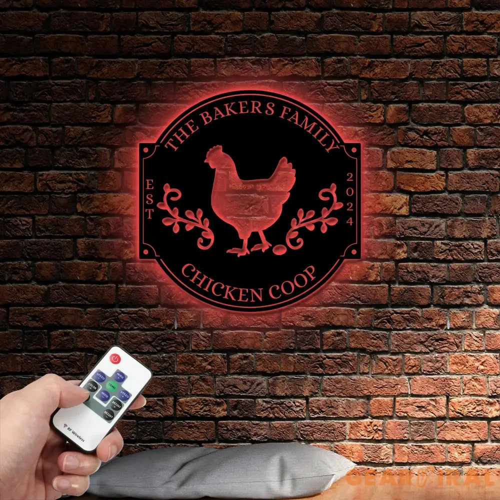 Personalized Chicken Coop Sign Hen House Coop Sign Our Little Coop Sign Metal Sign Metal Chicken Coop Sign Custom