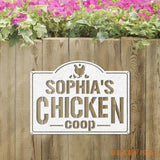 Personalized Chicken Coop Sign with Led Light Hen House Coop Sign Farm Metal Sign Metal Chicken Coop Sign Custom