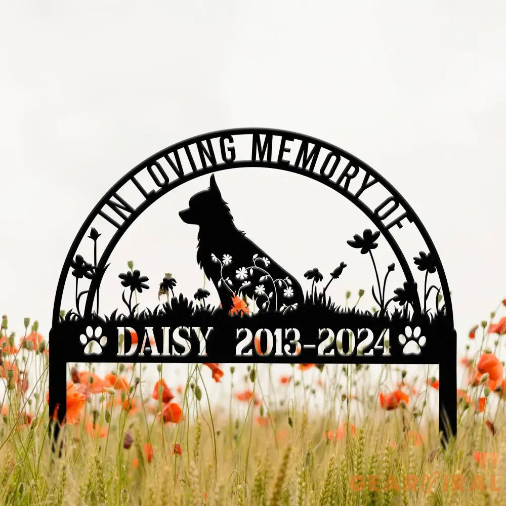Personalized Chihuahua Memorial Stake Pet Grave Marker with Stake Pet Loss Gift Sympathy Sign Remembrance Stake for Dogs