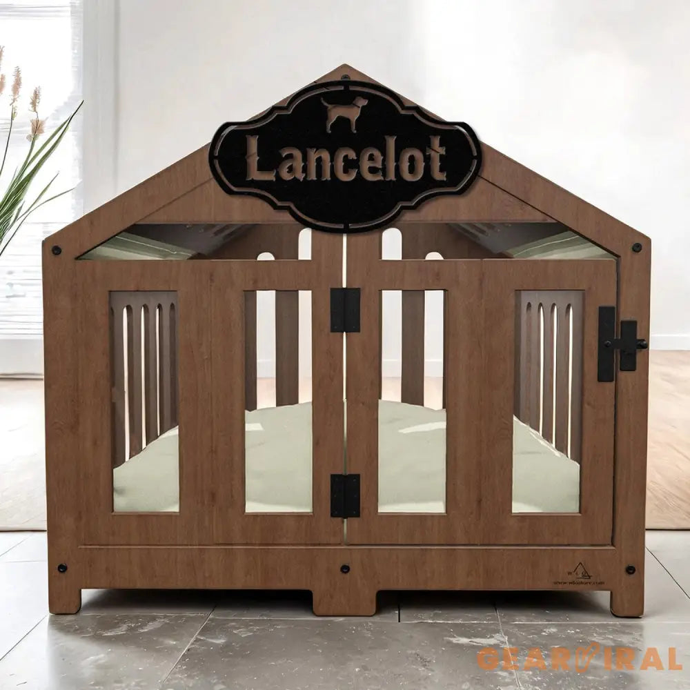 Personalized Crate Metal Sign Custom Dog Decor Hanging Crate Sign Custom Crate Sign Dog Bone Sign Custom Dog Gift Crate