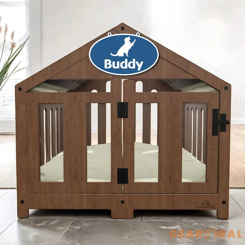 Personalized Crate Metal Sign Custom Dog Decor Hanging Crate Sign Custom Crate Sign Dog Bone Sign Custom Dog Gift Crate