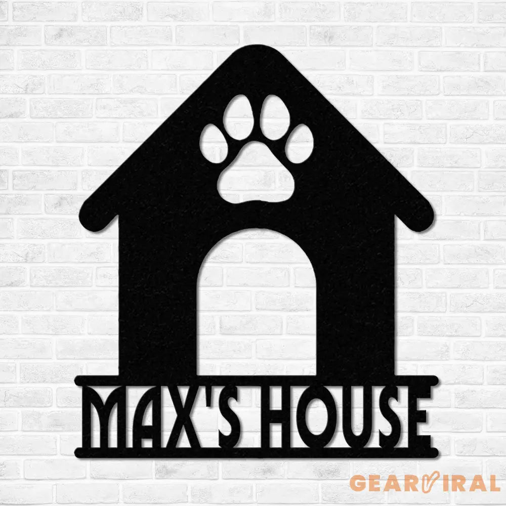 Personalized Crate Metal Sign Custom Dog Decor Hanging Crate Sign Custom Crate Sign Dog Bone Sign Custom Dog Gift Crate