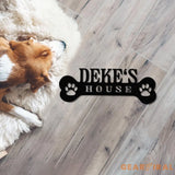 Personalized Crate Metal Sign Custom Dog Decor Hanging Crate Sign Custom Crate Sign Dog Bone Sign Custom Dog Gift Crate