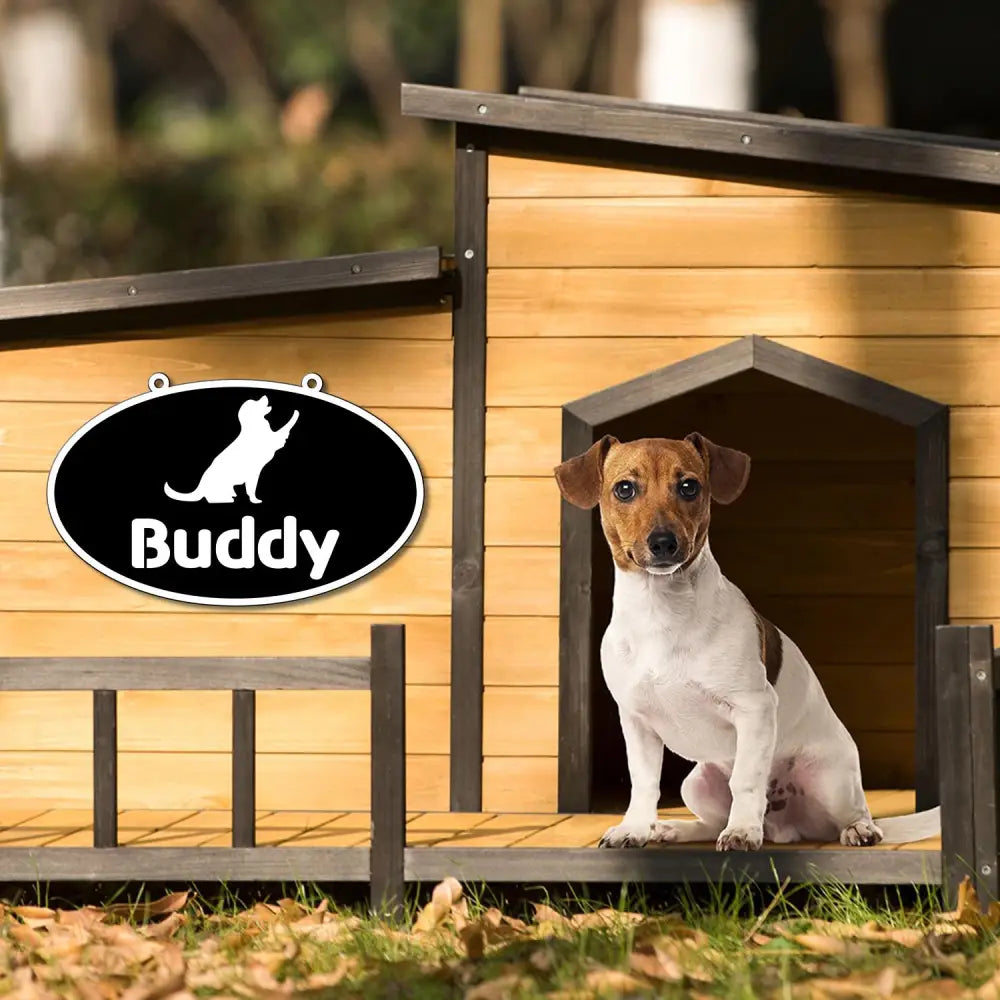 Personalized Crate Metal Sign Custom Dog Decor Hanging Crate Sign Custom Crate Sign Dog Bone Sign Custom Dog Gift Crate