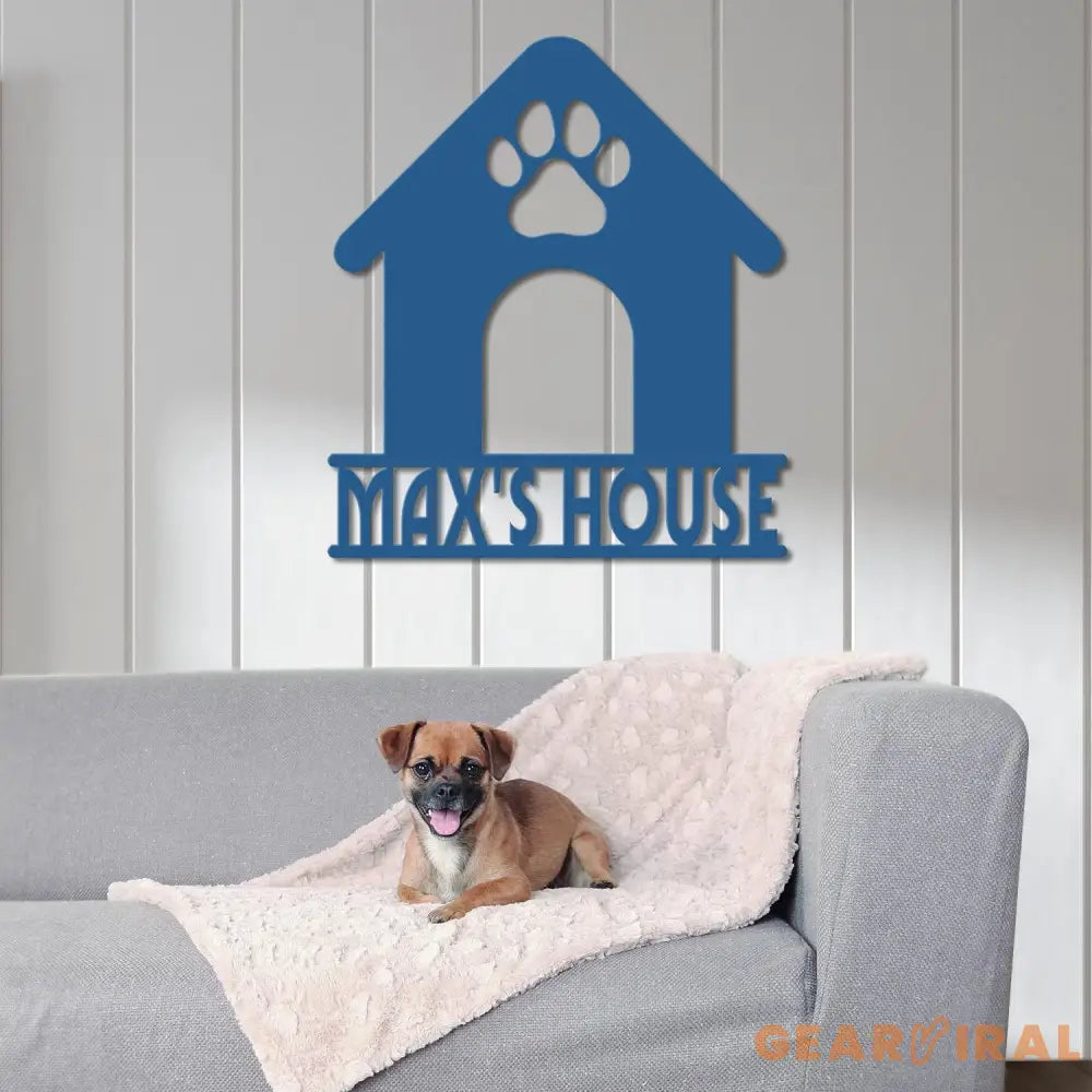 Personalized Crate Metal Sign Custom Dog Decor Hanging Crate Sign Custom Crate Sign Dog Bone Sign Custom Dog Gift Crate