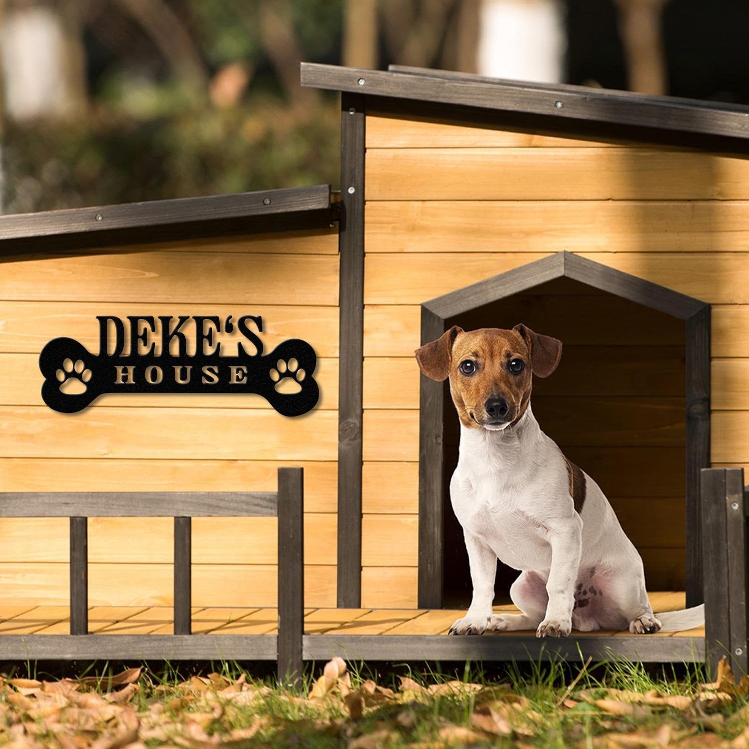 Personalized Crate Metal Sign, Custom Dog Decor, Hanging Crate Sign, Custom Crate Sign, Dog Bone Sign, Custom Dog Gift, Crate Dog Decor
