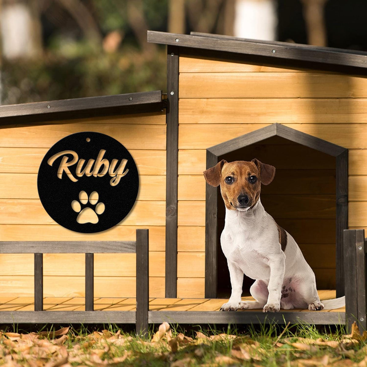 Personalized Crate Metal Sign, Custom Dog Decor, Hanging Crate Sign, Custom Crate Sign, Dog Bone Sign, Custom Dog Gift, Crate Dog Decor