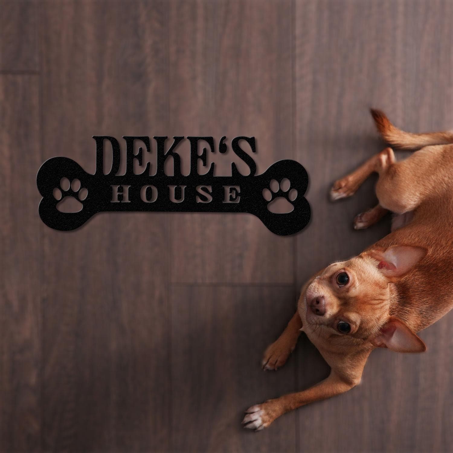 Personalized Crate Metal Sign, Custom Dog Decor, Hanging Crate Sign, Custom Crate Sign, Dog Bone Sign, Custom Dog Gift, Crate Dog Decor