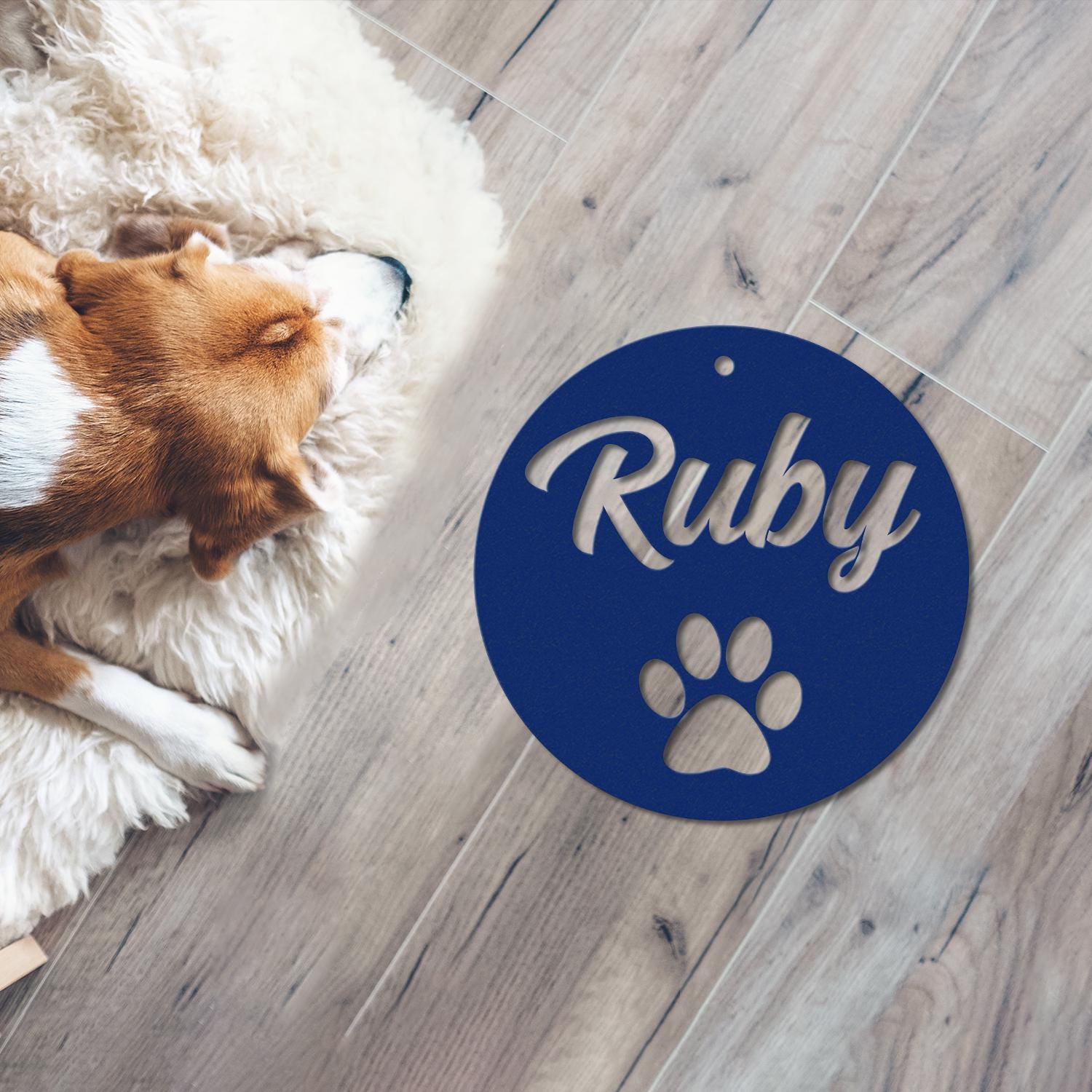 Personalized Crate Metal Sign, Custom Dog Decor, Hanging Crate Sign, Custom Crate Sign, Dog Bone Sign, Custom Dog Gift, Crate Dog Decor