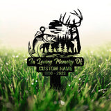 Personalized Deer Hunting Memorial Stake, Memorial Stake, Hunter Loss, In Memorial Of Gift, Hunter Loss, Dad Lost, Sympathy Sign, Grave Marker