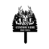 Personalized Deer Hunting Memorial Stake, Memorial Stake, Hunter Loss, In Memorial Of Gift, Hunter Loss, Dad Lost, Sympathy Sign, Grave Marker