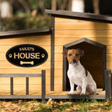 Personalized Dog Crate Metal Sign Custom Dog Decor Hanging Crate Sign Custom Crate Sign Dog Bone Sign Custom Dog Gift