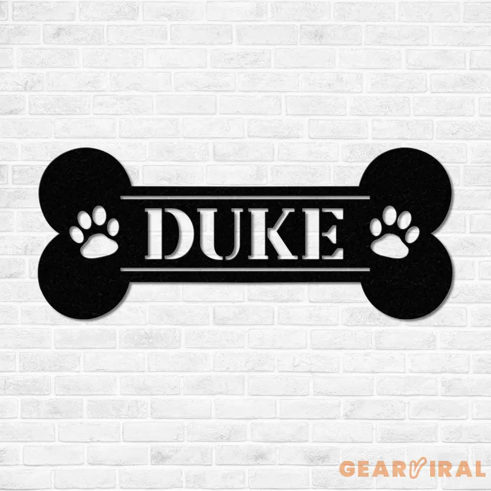 Personalized Dog Crate Metal Sign Custom Dog Decor Hanging Crate Sign Custom Crate Sign Dog Bone Sign Custom Dog Gift