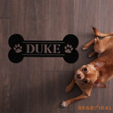 Personalized Dog Crate Metal Sign Custom Dog Decor Hanging Crate Sign Custom Crate Sign Dog Bone Sign Custom Dog Gift