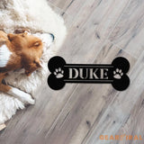 Personalized Dog Crate Metal Sign Custom Dog Decor Hanging Crate Sign Custom Crate Sign Dog Bone Sign Custom Dog Gift