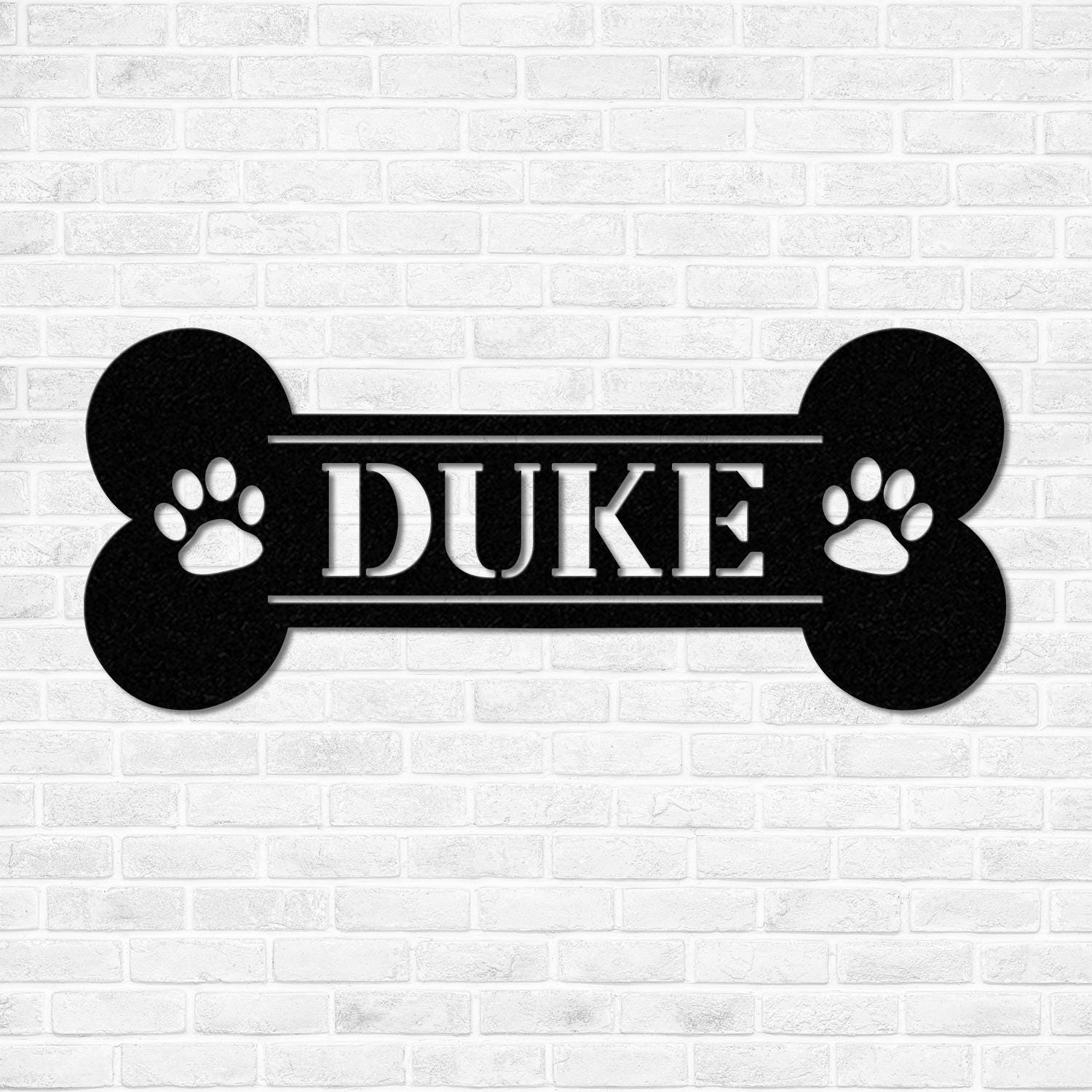 Personalized Dog Crate Metal Sign, Custom Dog Decor, Hanging Crate Sign, Custom Crate Sign, Dog Bone Sign, Custom Dog Gift, Crate Dog Decor