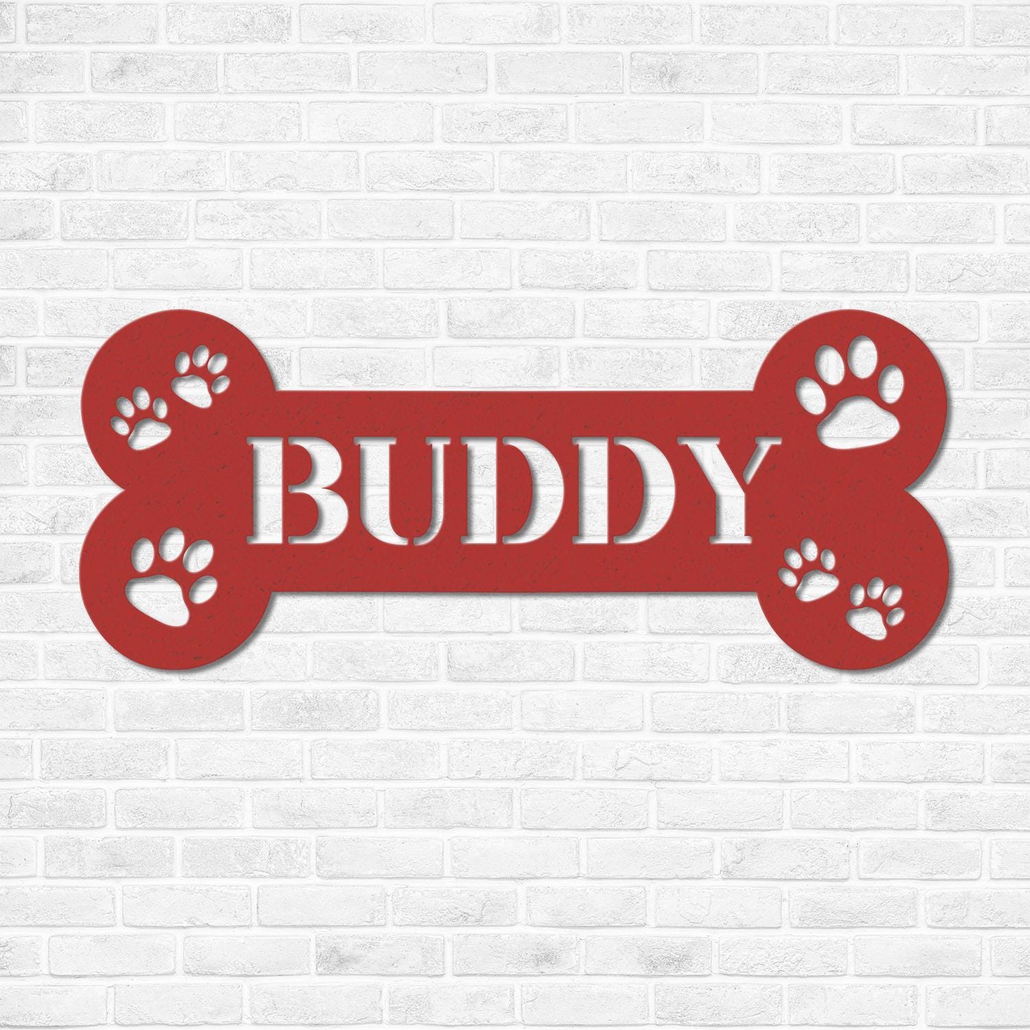 Personalized Dog Crate Metal Sign, Custom Dog Decor, Hanging Crate Sign, Custom Crate Sign, Dog Bone Sign, Custom Dog Gift, Crate Dog Decor