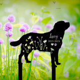 Personalized Dog Memorial Metal Stake - Labrador Retriever Lover - Labrador Retriever Loss - Sympathy Sign | GearViral