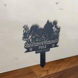 Personalized Dog Memorial Stake - Pomeranian Sign - Dog Garden Decor - Metal Stake | GearViral