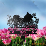 Personalized Dog Memorial Stake - Pomeranian Sign - Dog Garden Decor - Metal Stake | GearViral