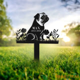 Personalized Dog Memorial Stake - Pugs Stake - Pugs Lover - Metal Stake | GearViral