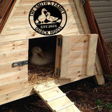 Personalized Duck Farm Sign - Duck Gift - Custom Duck Quack House Metal Sign - Lake Farmhouse Decor | GearViral