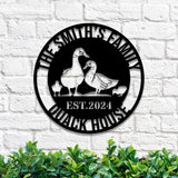Personalized Duck Farm Sign - Duck Gift - Custom Duck Quack House Metal Sign - Lake Farmhouse Decor | GearViral