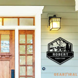 Personalized Family Camp name Metal Sign - Camping Metal Sign - Personalize Camp Metal Sign - Metal Decor - Camping