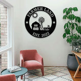 Personalized Family Farm name Metal Sign - Personalize Farm Metal Sign - Farm Metal Decor - Farm  Wall Art - Farm  Sign - Farm  Metal Sign