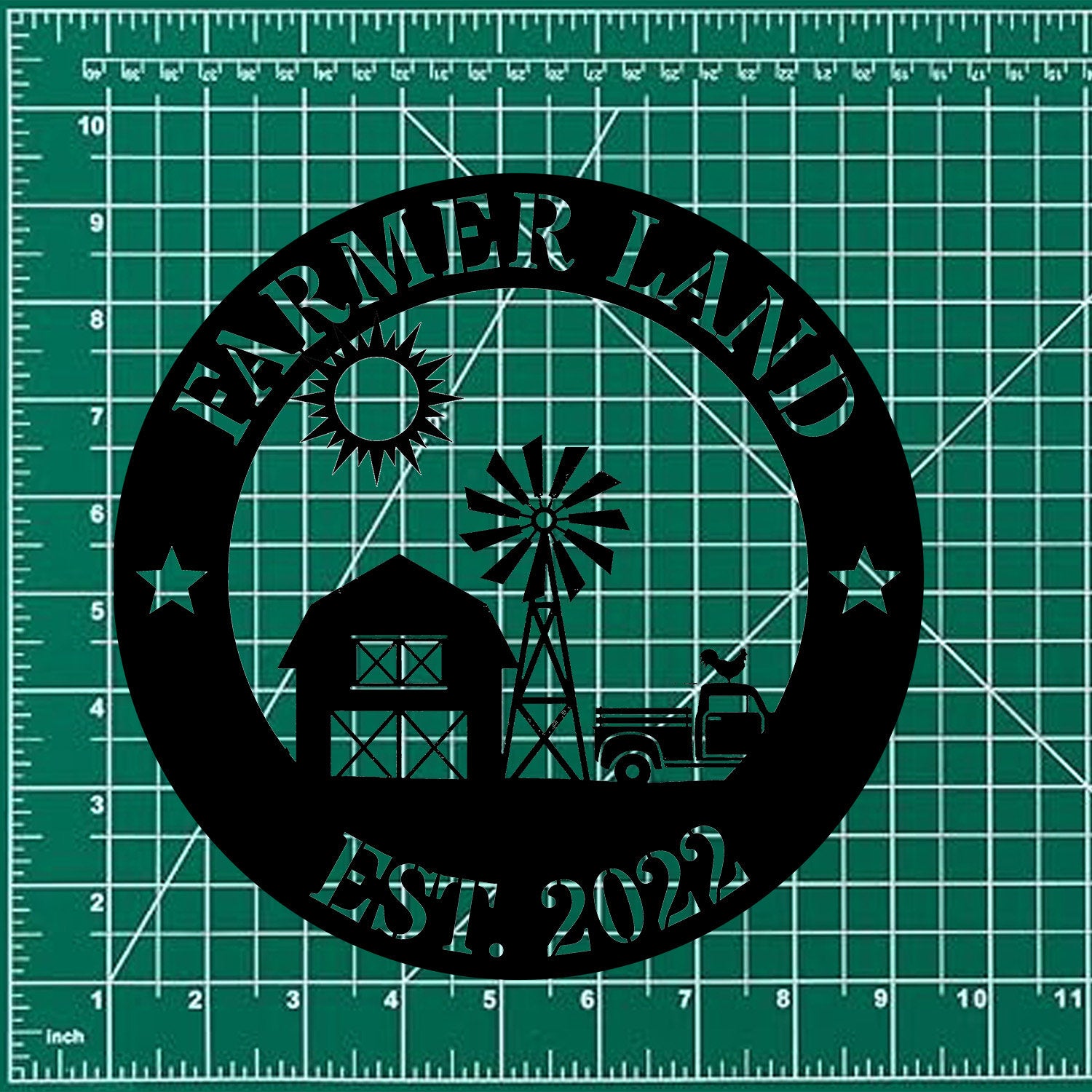 Personalized Family Farm name Metal Sign - Personalize Farm Metal Sign - Farm Metal Decor - Farm  Wall Art - Farm  Sign - Farm  Metal Sign