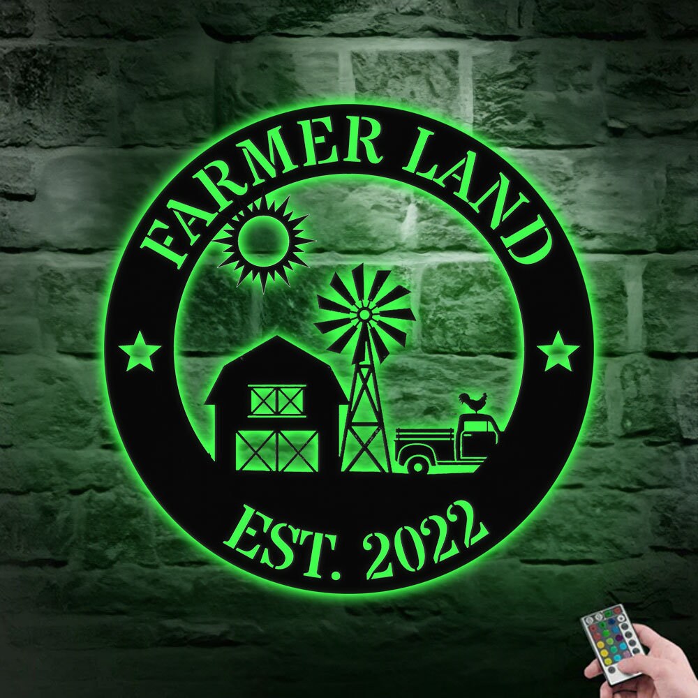 Personalized Family Farm name Metal Sign - Personalize Farm Metal Sign - Farm Metal Decor - Farm  Wall Art - Farm  Sign - Farm  Metal Sign