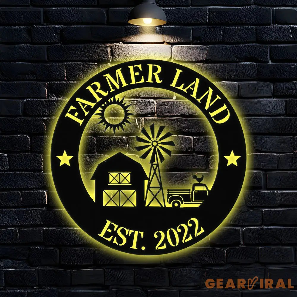 Personalized Family Farm name Metal Sign - Personalize Farm Metal Sign - Farm Metal Decor - Farm Wall Art - Farm Sign