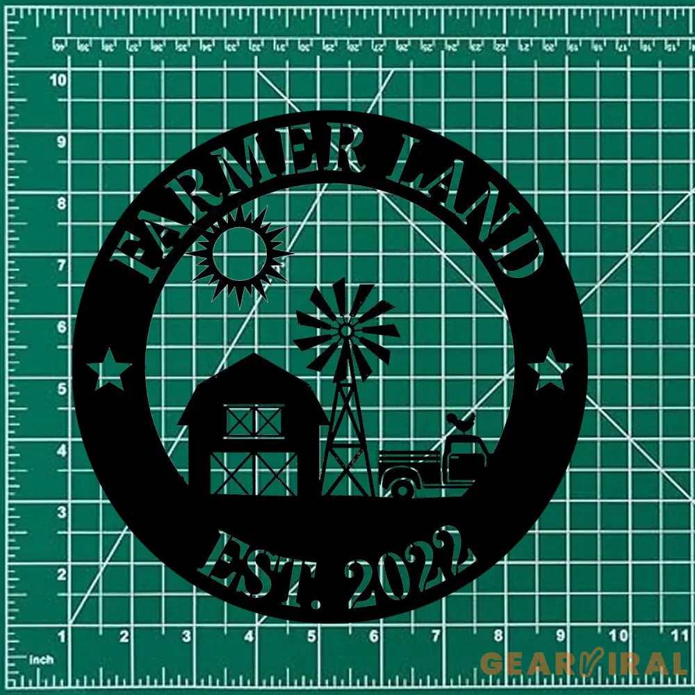 Personalized Family Farm name Metal Sign - Personalize Farm Metal Sign - Farm Metal Decor - Farm Wall Art - Farm Sign