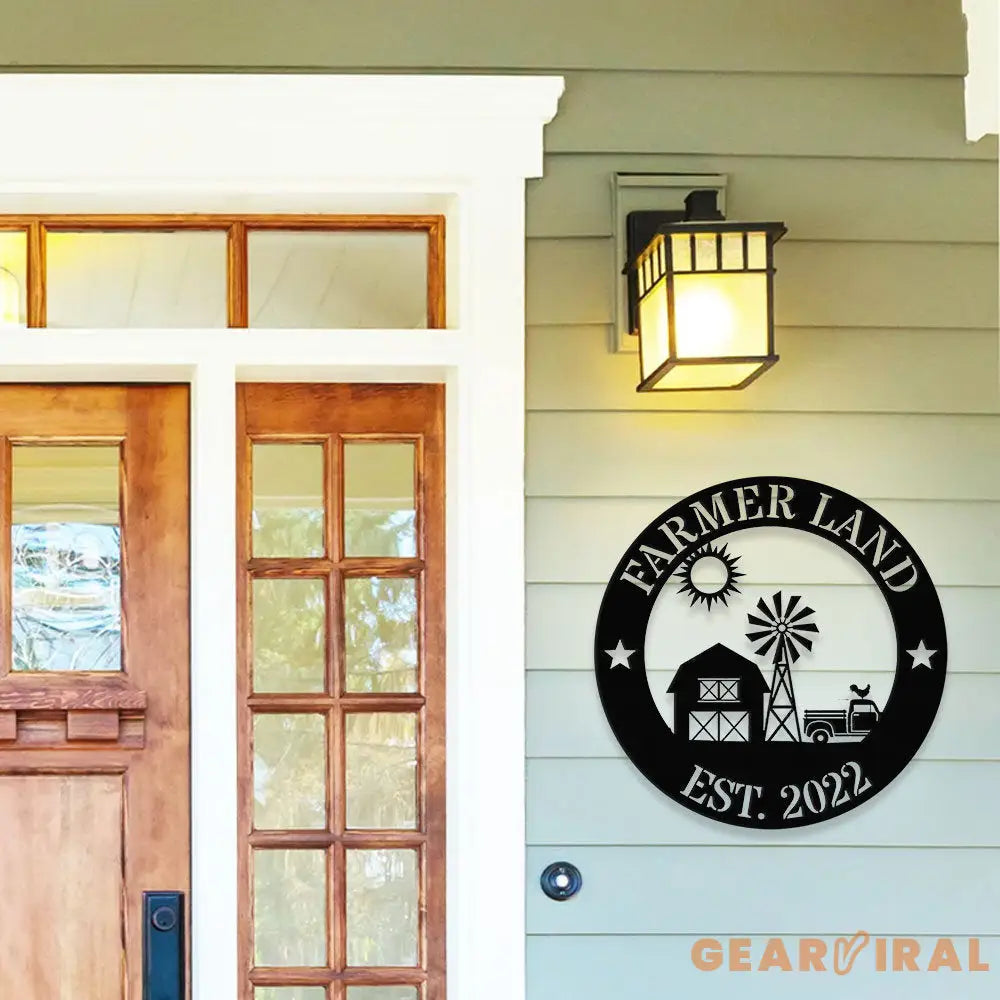 Personalized Family Farm name Metal Sign - Personalize Farm Metal Sign - Farm Metal Decor - Farm Wall Art - Farm Sign