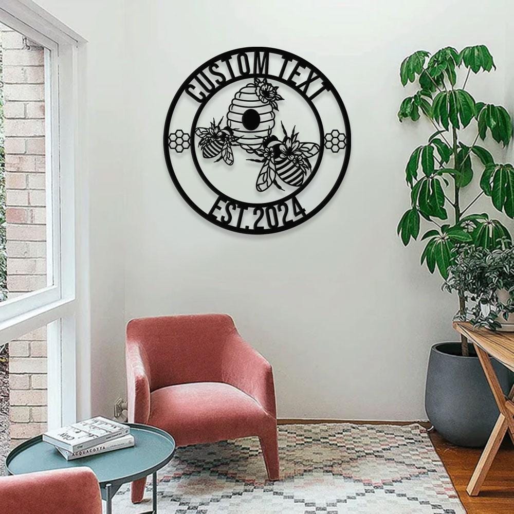 Personalized Family Name Farm Metal Sign - Wall Art Decor - Personalize Farm Home Sign - Metal Farm Family Name - Garden Decor, Housewarming