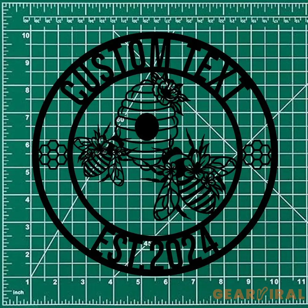 Personalized Family Name Farm Metal Sign - Wall Art Decor - Personalize Farm Home Sign - Metal Farm Family Name