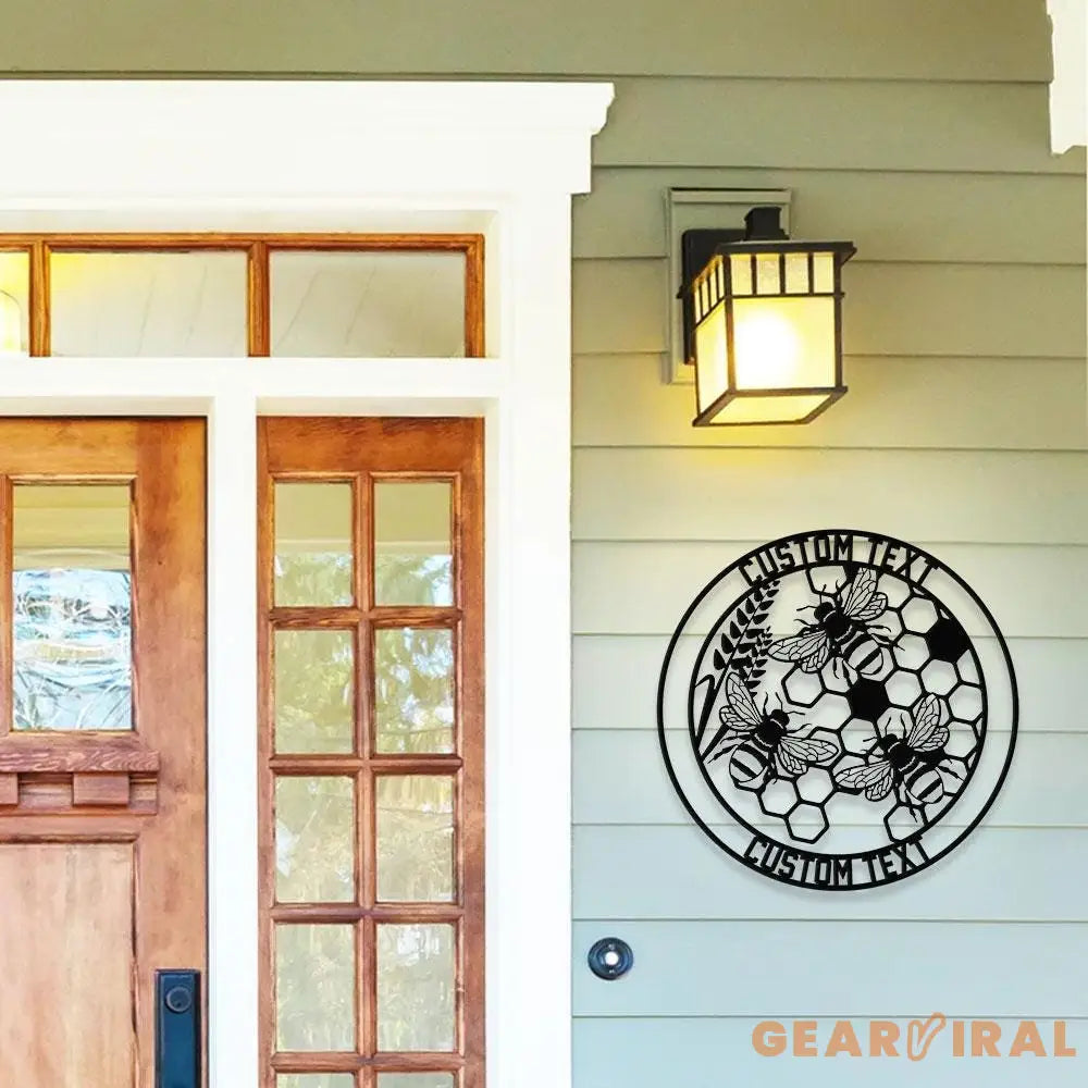 Personalized Family Name Farm Metal Sign - Wall Art Decor - Personalize Farm Home Sign - Metal Farm Family Name