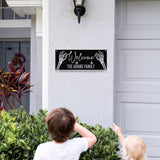 Personalized Family Name Skeleton Halloween Metal Wall Art Led Light, Custom Halloween Sign, Halloween Party Decor, Custom Welcome Sign