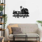 Personalized Farm Life Metal Sign - Wall Art Decor - Personalize Farm Home Sign - Metal Farm Family Name - Farm Decor, Housewarming