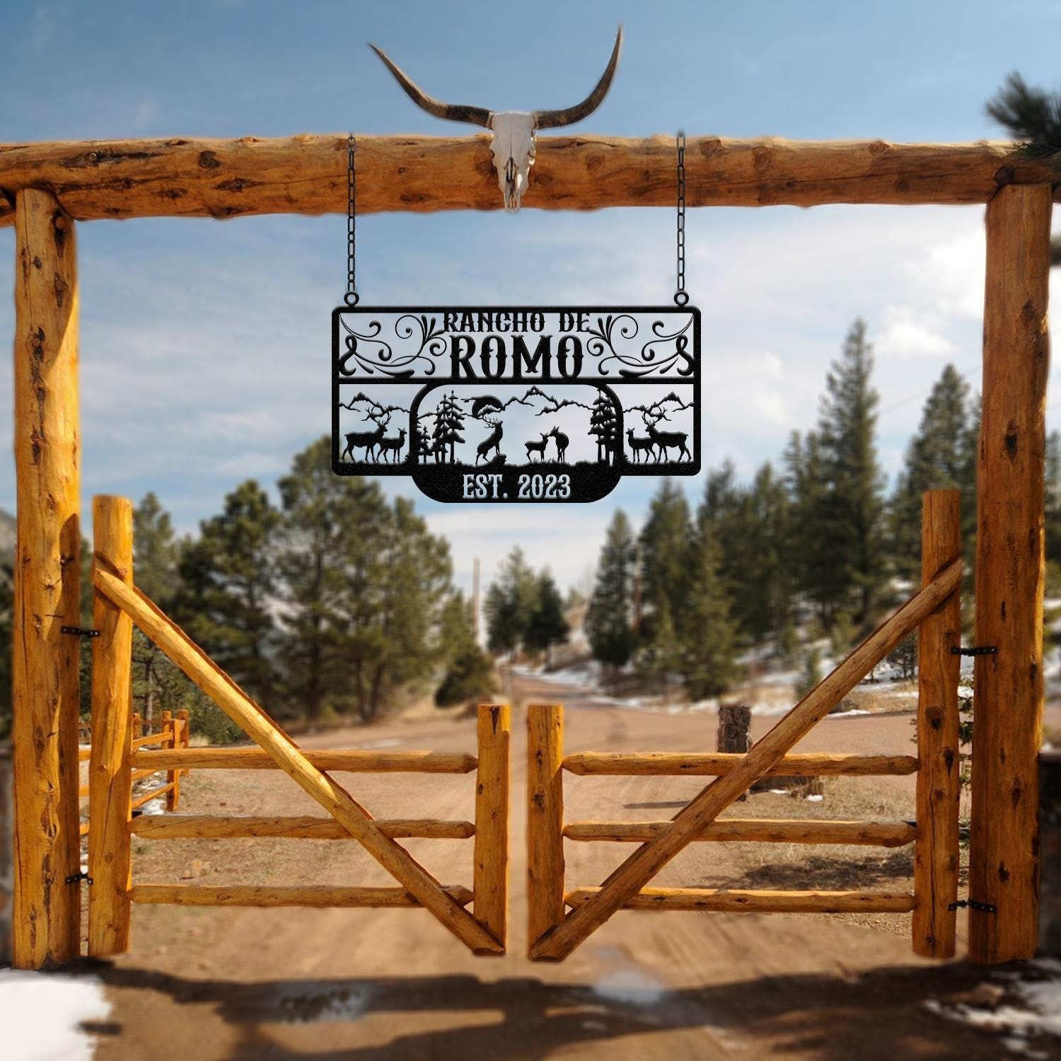Personalized Farmhouse Sign,Metal Farm Sign,Custom Metal Farm Name Sign,Metal Barn Sign,Ranch Metal Sign,Farmer Gift,Christmas Farm Sign