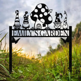 Personalized Garden Gnome Yard Stake Custom Gnome Gifts Yard Decor - Gearviral