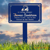 Personalized Golf Cart Memorial Yard Sign – In Loving Memory Garden Stake – Custom Outdoor Memorial Plaque for Golf