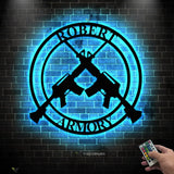 Personalized Gun Metal Sign - Gun Owner Gift - Armory Decor - 2nd Amendment - Army Gift - Veteran Gift - AR-15 - Gun