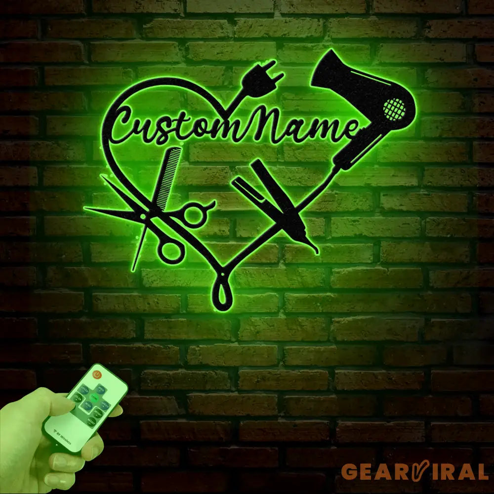 Personalized Hair Salon Metal Sign Custom Hairstylist Wall Decor Beauty Salon Welcome Sign Salon Wall Art Christmas