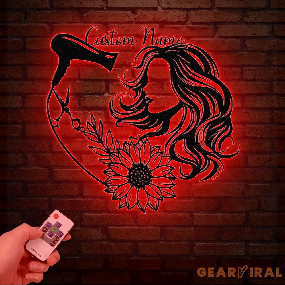 Personalized Hair Salon Metal Sign Custom Hairstylist Wall Decor Beauty Salon Welcome Sign Salon Wall Art Christmas