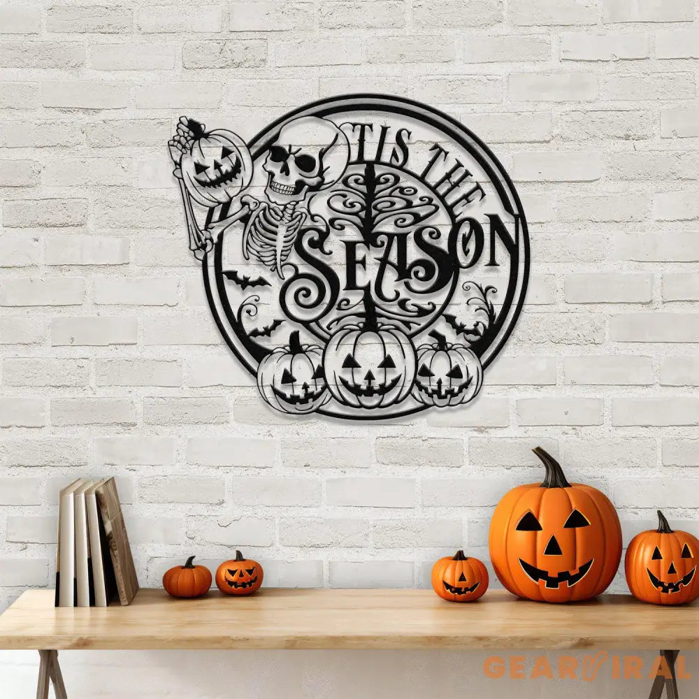 Personalized Halloween Metal Wall Art With Lights Funny Halloween Sign Happy Halloween Halloween Decor Gift For Family