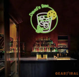 Personalized Home Bar Neon Sign Custom Name Bar Neon Sign Neon Sign Gifts Neon Sign for Dad Christmas Gift Neon Man